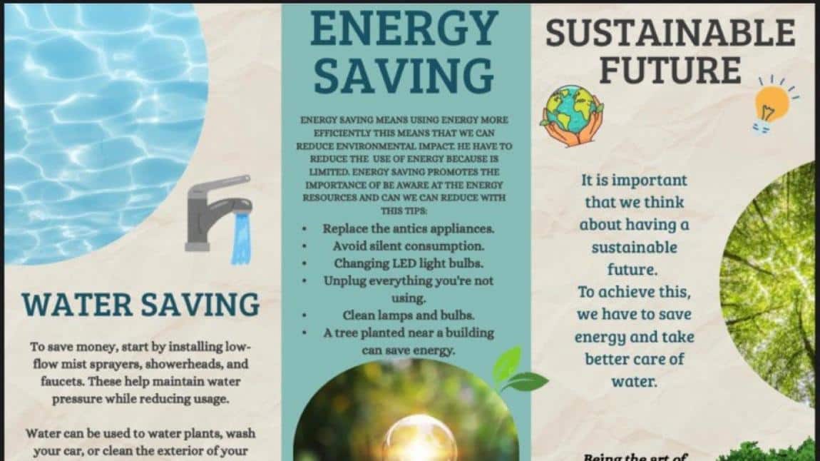 Let's prepare an energy saving brochure